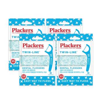 플랙커스 치실 35ct x 4팩