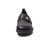 엘리자베스스튜어트 카우스킨 로퍼 - 블랙, 250mm