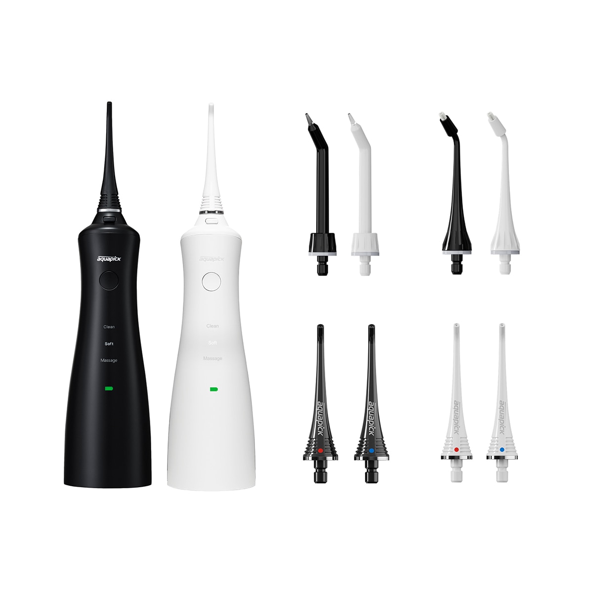 아쿠아픽 트윈팩 구강세정기 AQ-230 (화이트 / 블랙)