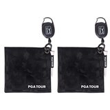 PGA Tour 카모 골프 릴클리너 스포츠타월 21PTACL - 블랙 x 2