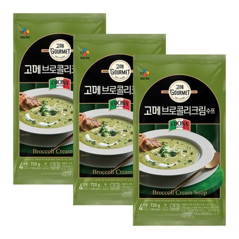 씨제이 고메 브로콜리크림수프 180g x 4 x 3