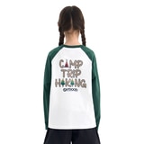 아웃도어 프로덕츠 키즈 긴소매 티셔츠 - 그린