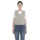 베네뜨 여성 크로셰 니트 베스트