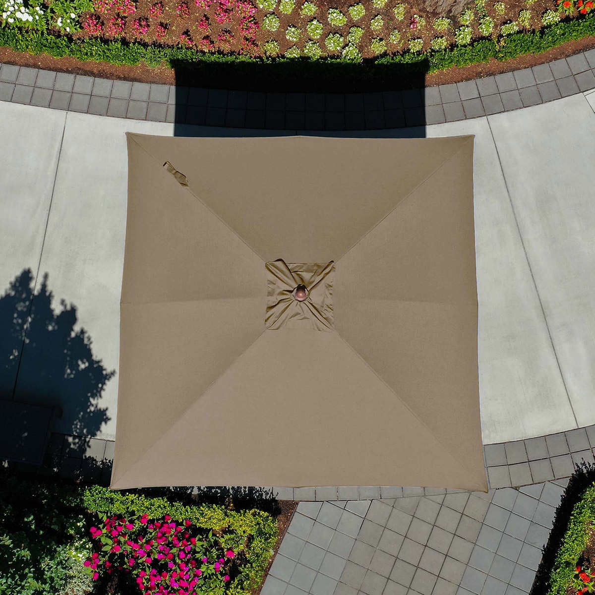 앳레저 사각 우산, 3.0x3.0m 베이지