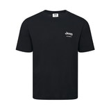 지프 남성 그래픽 반소매 티셔츠 - 블랙