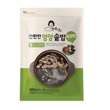 안옥남 영양 솥밥 요리팩 40g x 15