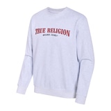 트루릴리젼 남성 긴소매 크루넥 - 멜란지그레이, M