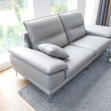 사트바 몽베르토주얼 이태리 통가죽 소파 3.5인