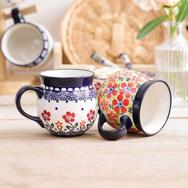 메종오브제 프라카 항아리 머그 350ml 4P