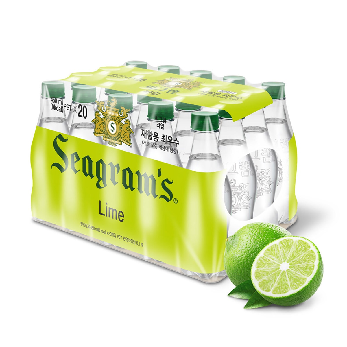 씨그램 탄산수 라임 450ml x 20