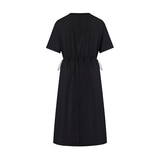 네파 여성 우븐 롱 원피스 - 블랙, XL