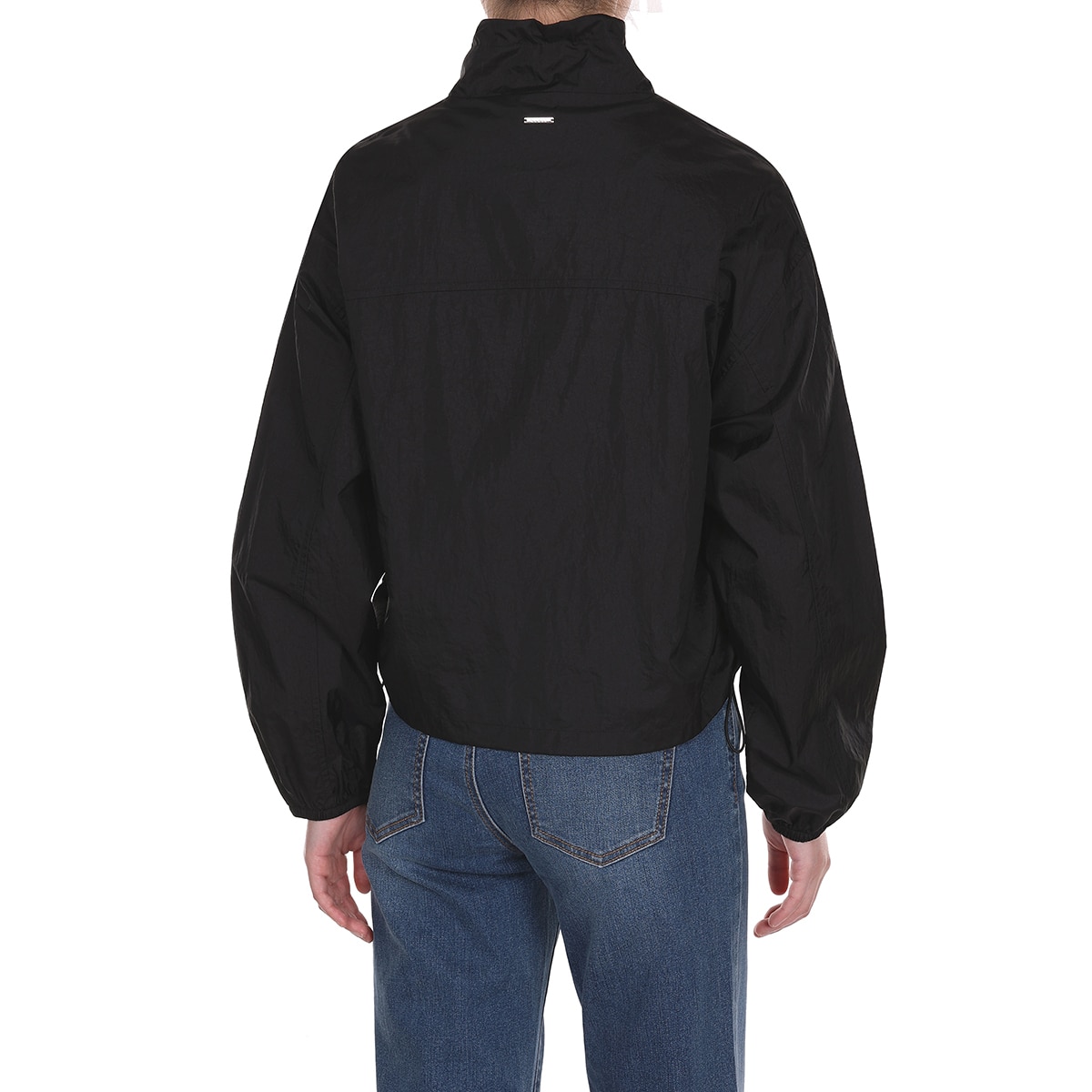 게스 여성 셔링 재킷 - 블랙, S