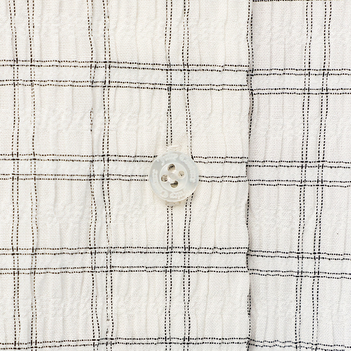 쥬시꾸뛰르 여성 체크 셔츠 - 화이트, S/M 쥬시꾸뛰르 여성 체크 셔츠 - 화이트, S/M