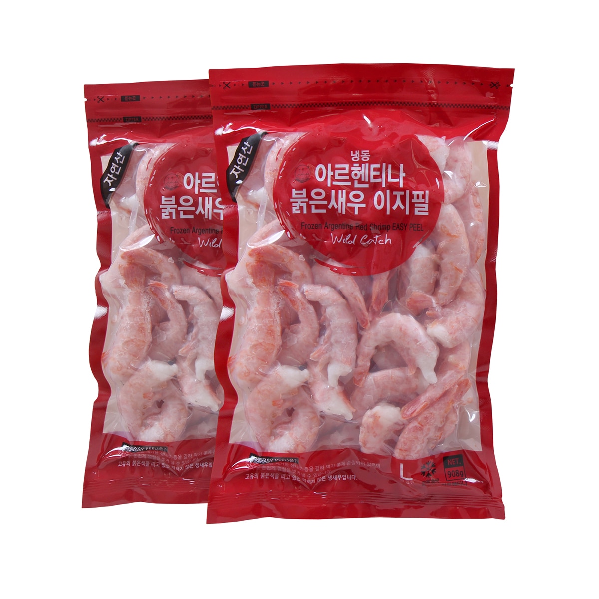 냉동붉은새우L 908G X 2PACK
