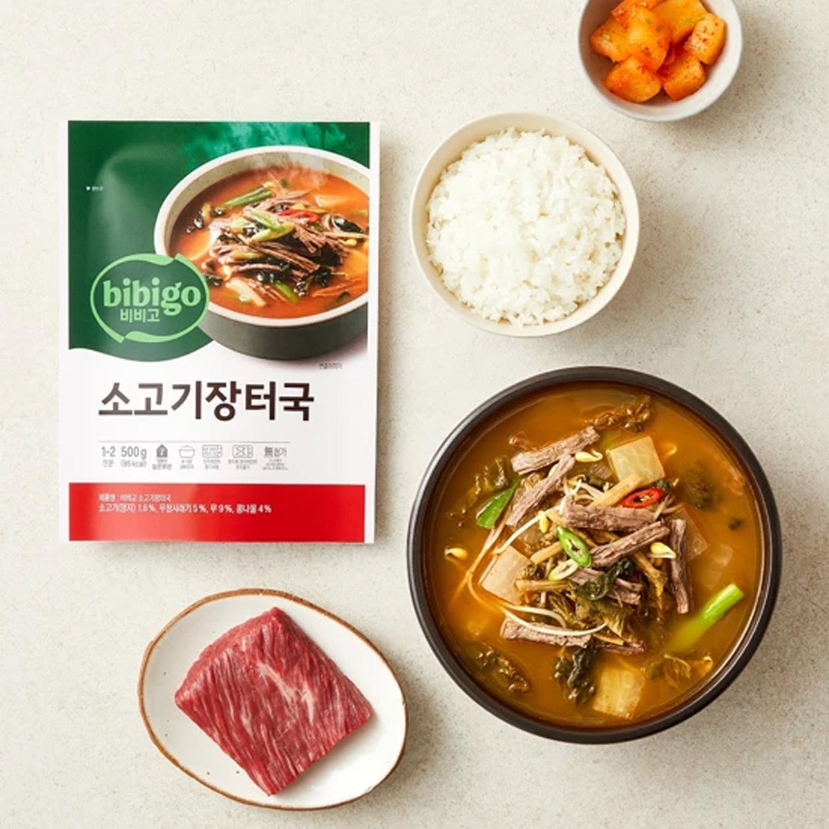 CJ비비고 소고기 장터국 500g x 6