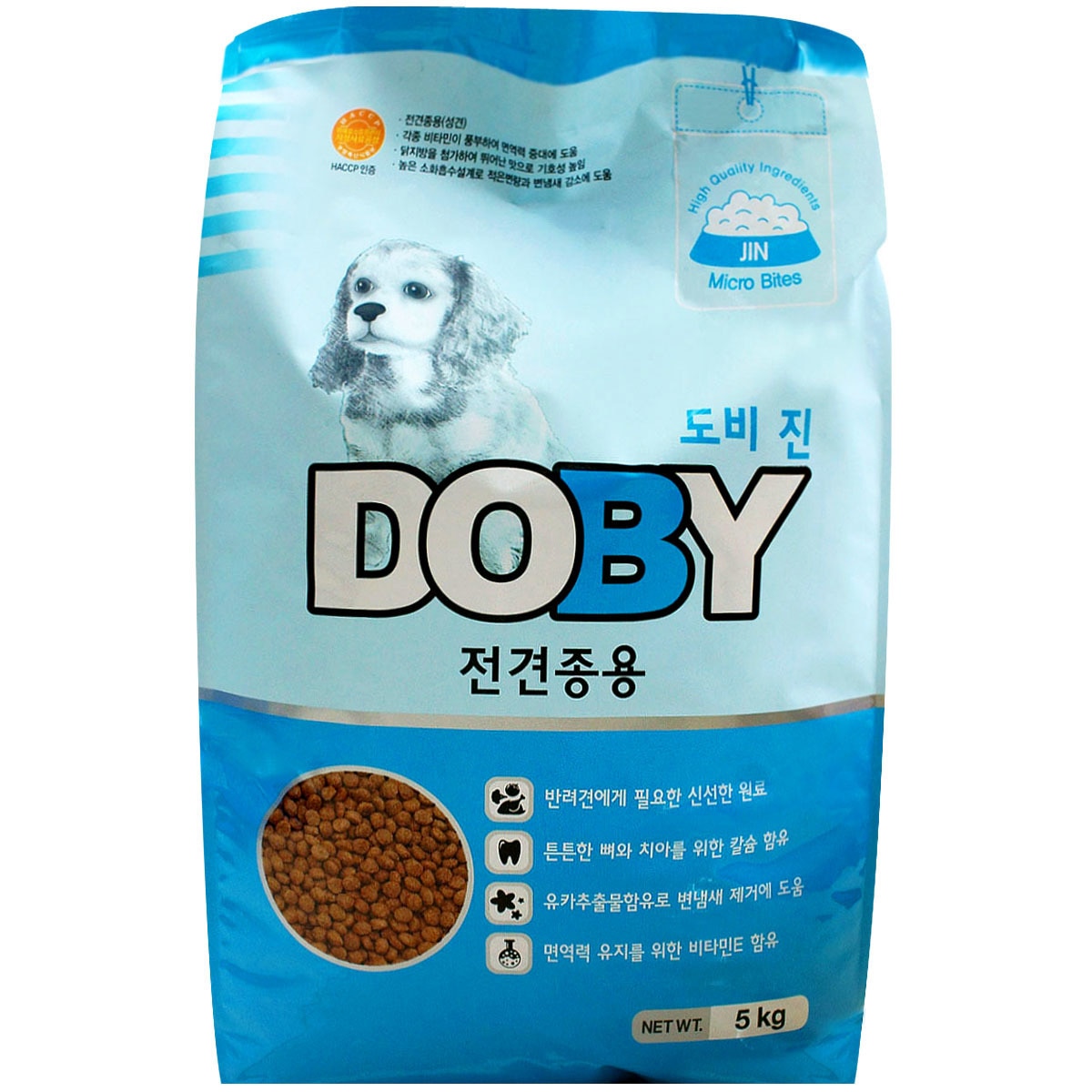 도비 진 애견사료 5kg x 2팩