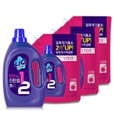 리큐 반만쓰는 진한겔 드럼세탁기용 2.7L & 리필 1.7L x 3 팩
