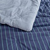 썸니아 면/극세사 차렵 이불 - 싱글, 네이비 썸니아 면/극세사 차렵 이불 - 싱글, 네이비
