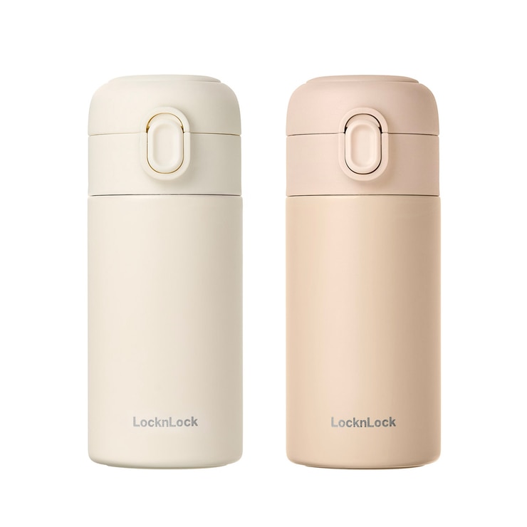 락앤락 원터치 미니 텀블러 200ml 2PK - 아이보리&베이지 락앤락 원터치 미니 텀블러 200ml 2PK - 아이보리&베이지