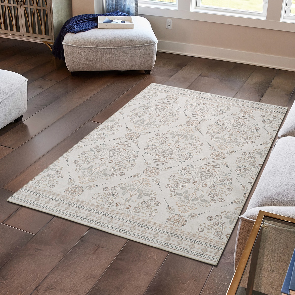 Wyatt&Ash 워셔블 러그 160x226cm - 아이보리