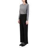 보니스팍스 여성 밴딩 와이드 팬츠 - 블랙