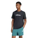 아디다스 남성 반소매 로고 티셔츠 - 블랙, XXL
