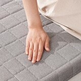 라이즈루첸 3단 접이식 매트리스 12cm - 퀸, 애쉬그레이