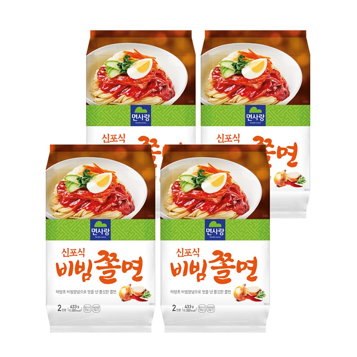 면사랑 신포식 비빔 쫄면 433g x 4