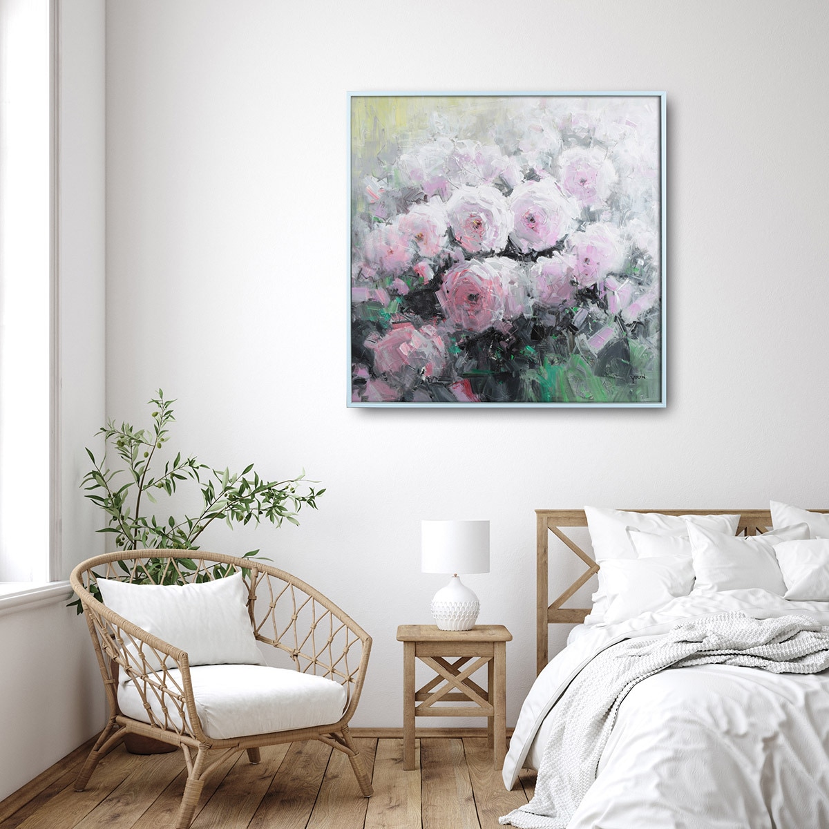 지클레 그림 액자 76x76cm - 설레임