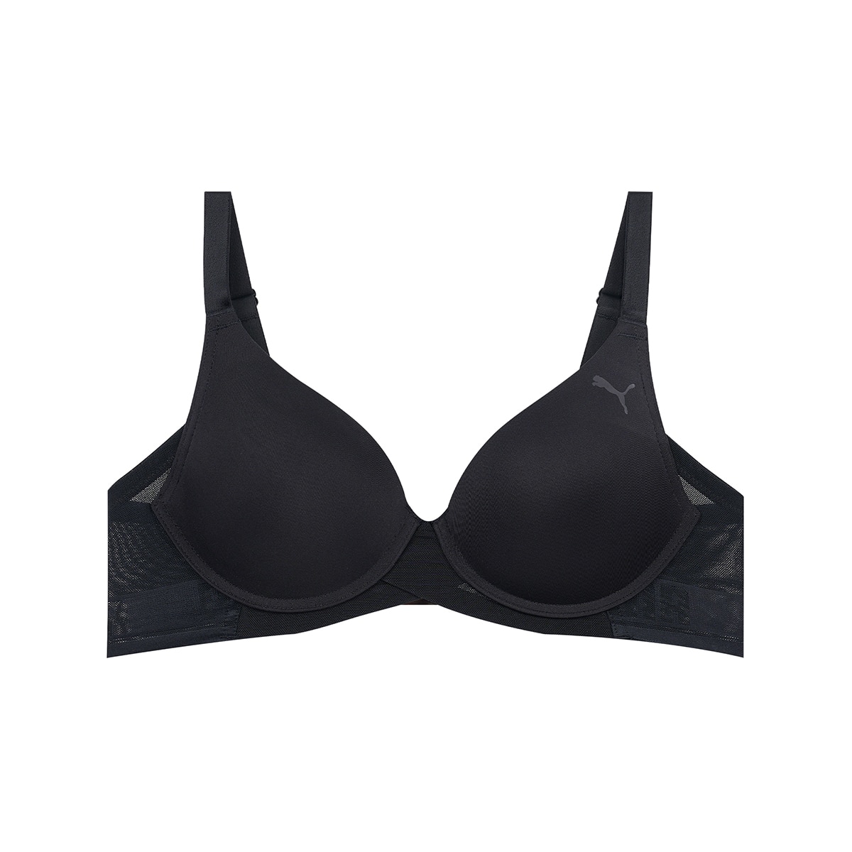 푸마 여성 로고 헴 브라 2매 - 라이트핑크/블랙, 75A