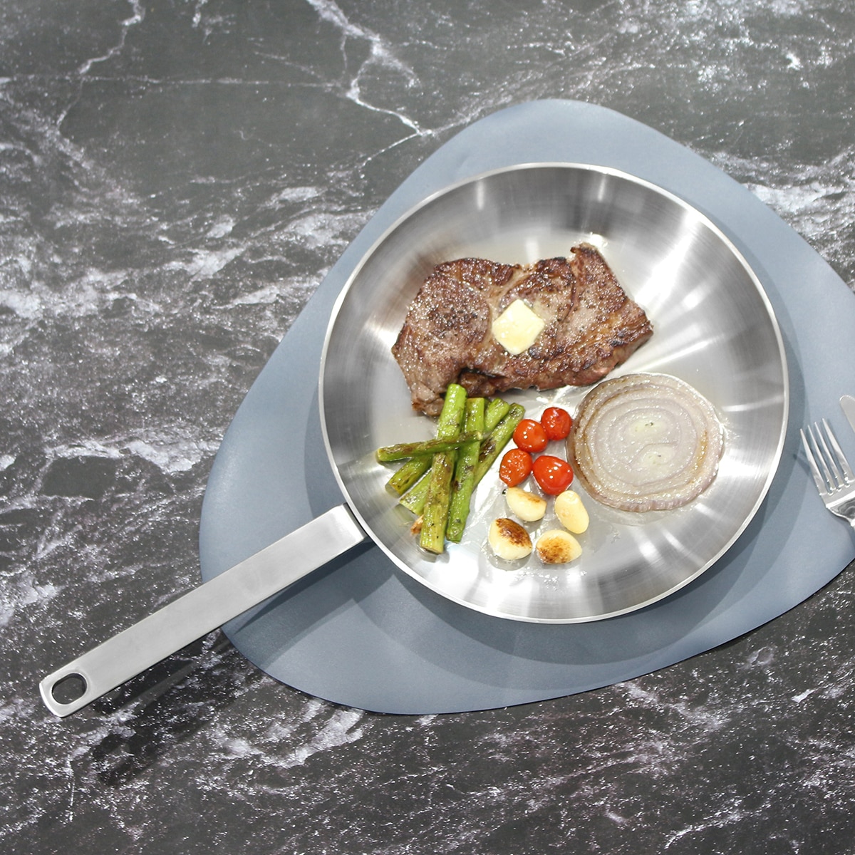 AMT 316Ti 스테인레스 프로 플랫팬 28cm