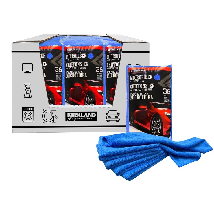 커클랜드 시그니춰 다용도 타월 324장/박스-파랑