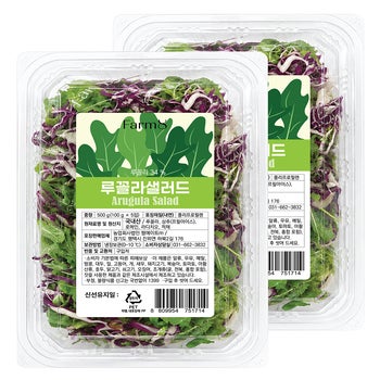 루꼴라샐러드 500g x 2입 루꼴라샐러드 500g x 2입