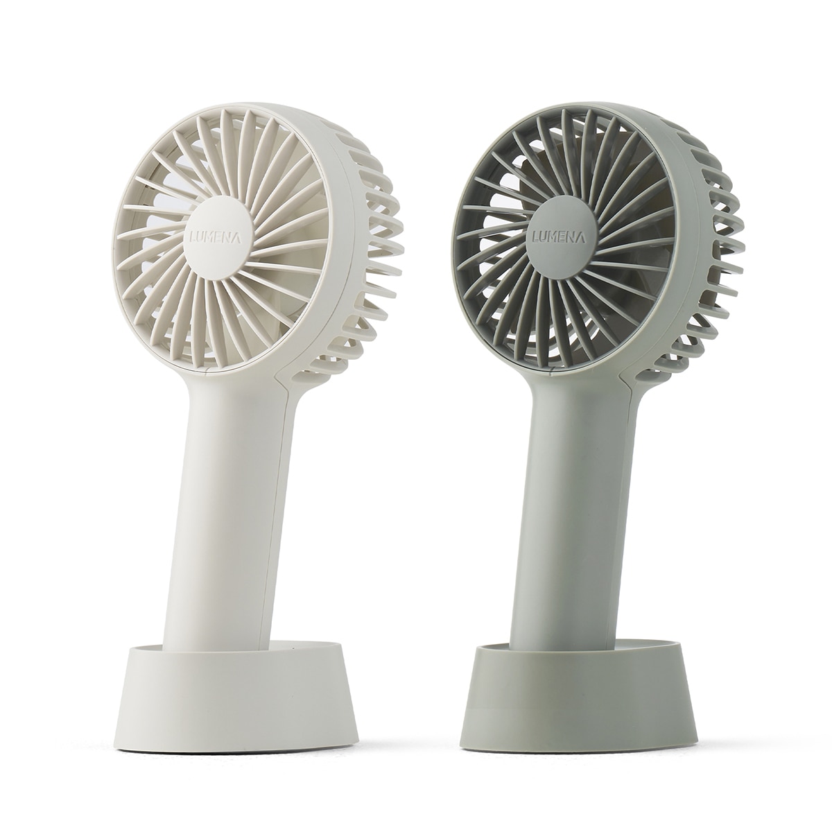 루메나 휴대용 무선 선풍기 FAN C 2 2 개입 - 크림화이트+더스티그린