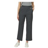 안지크 여성 와이드 밴딩 팬츠 - 그레이