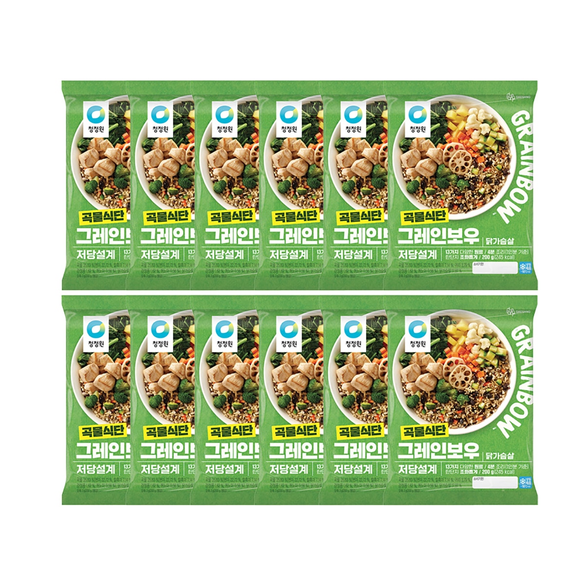 청정원 그레인보우 골라담기(200gx6) x 2