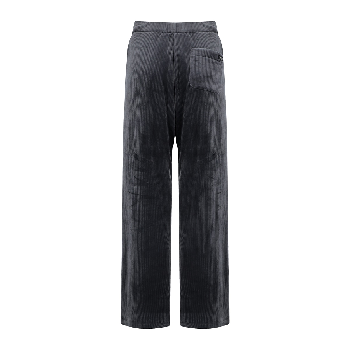 게스 여성 벨루어 코듀로이 바지 - 다크 그레이, L 게스 여성 벨루어 코듀로이 바지 - 다크 그레이, L