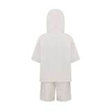 네파 여성 우븐 카고 반바지 - 라이트 베이지, S