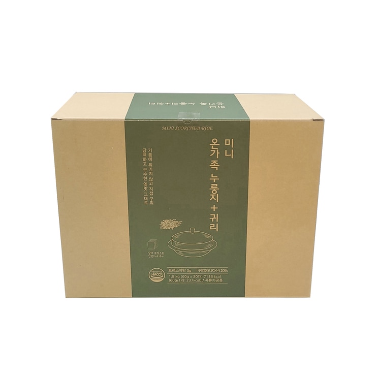 온가족 누룽지 + 귀리미니 60g x 30