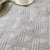 박홍근홈패션 워싱면 양모 스프레드 - 퀸, 그레이