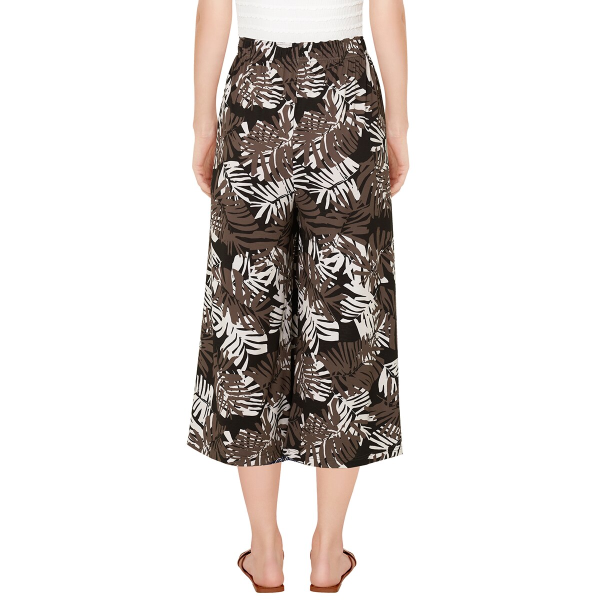 트라이엄프 여성 저지 라운지 바지 2PK - 블랙 (야자수&에스닉), S