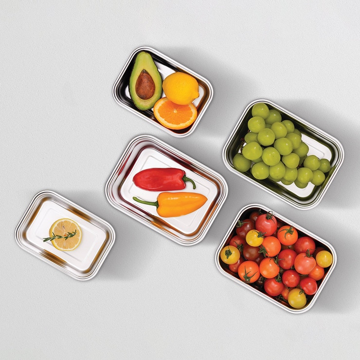 네오플램 스테인리스 밀폐용기 10P