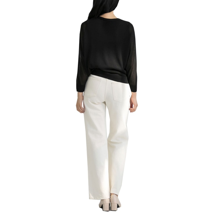 보니스팍스 여성 래글런 니트 가디건 - 블랙