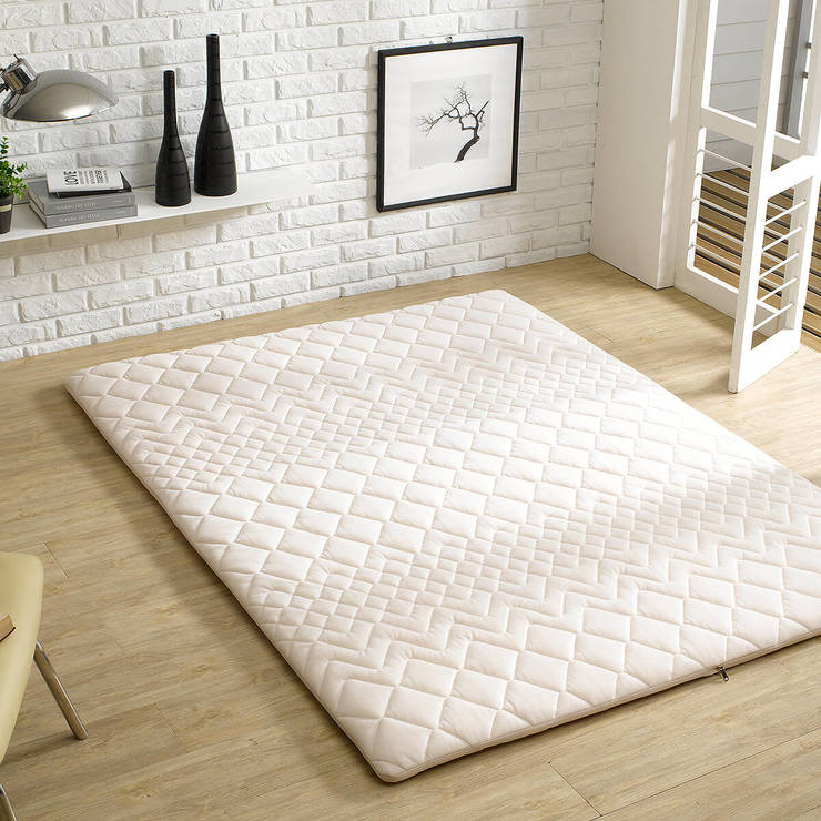 럭스나인 천연라텍스 패드 (5cm) - 슈퍼싱글, 베이지