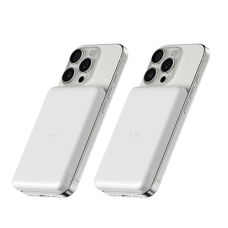 벨킨 5000mAh 초슬림 마그네틱 보조배터리 2PK