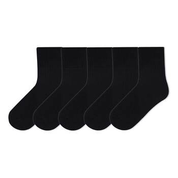 싹스탑 하프쿠션 스포츠 중목 양말 5PR