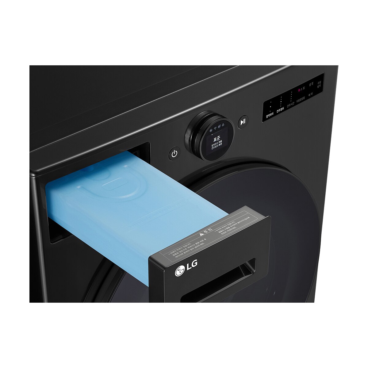엘지 오브제 건조기 25kg - 블랙 스테인리스
