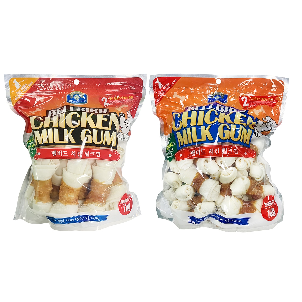 벨버드 치킨밀크껌 1kg (S/M) 벨버드 치킨밀크껌 1kg (S/M)