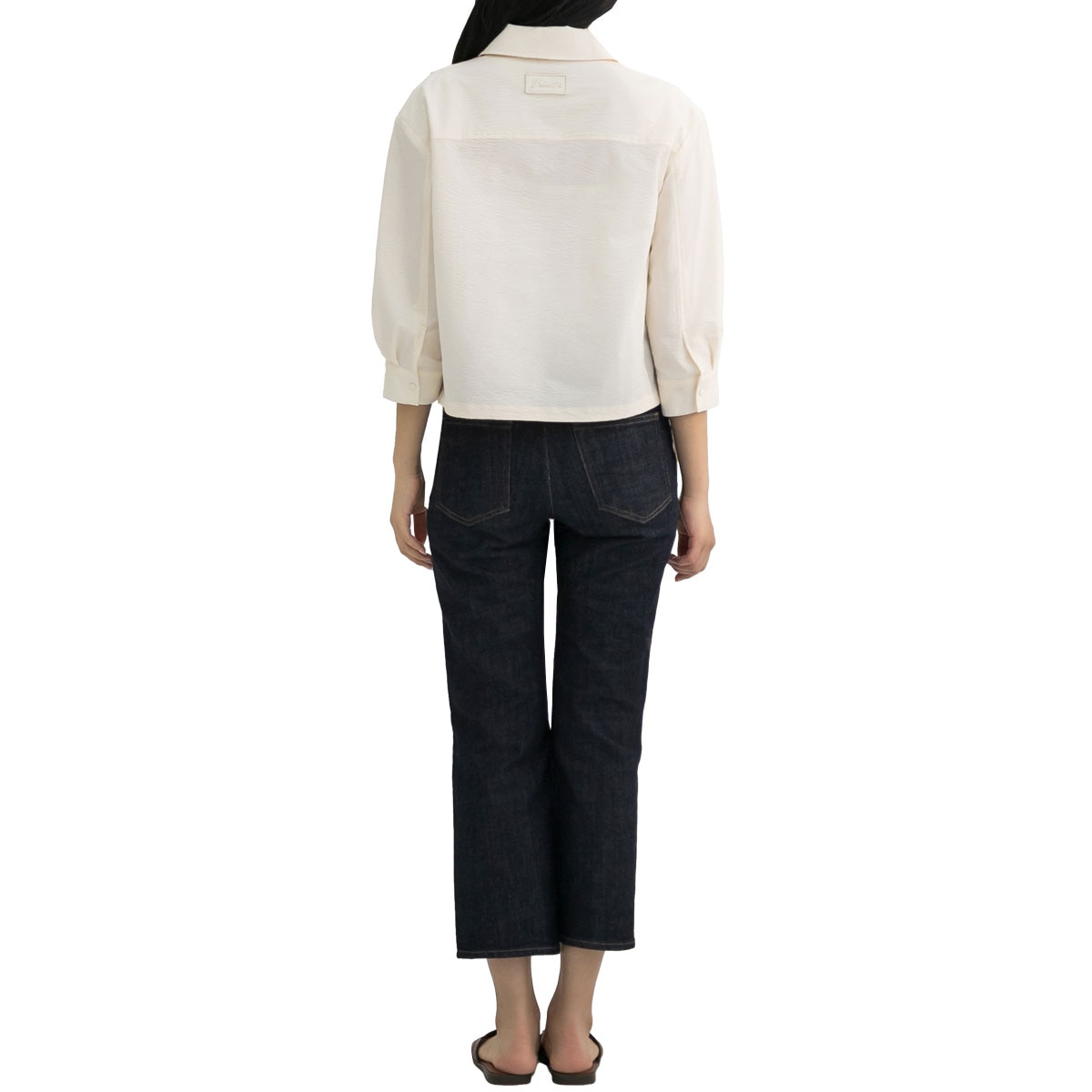 르샵 여성 셔츠 재킷 - 아이보리