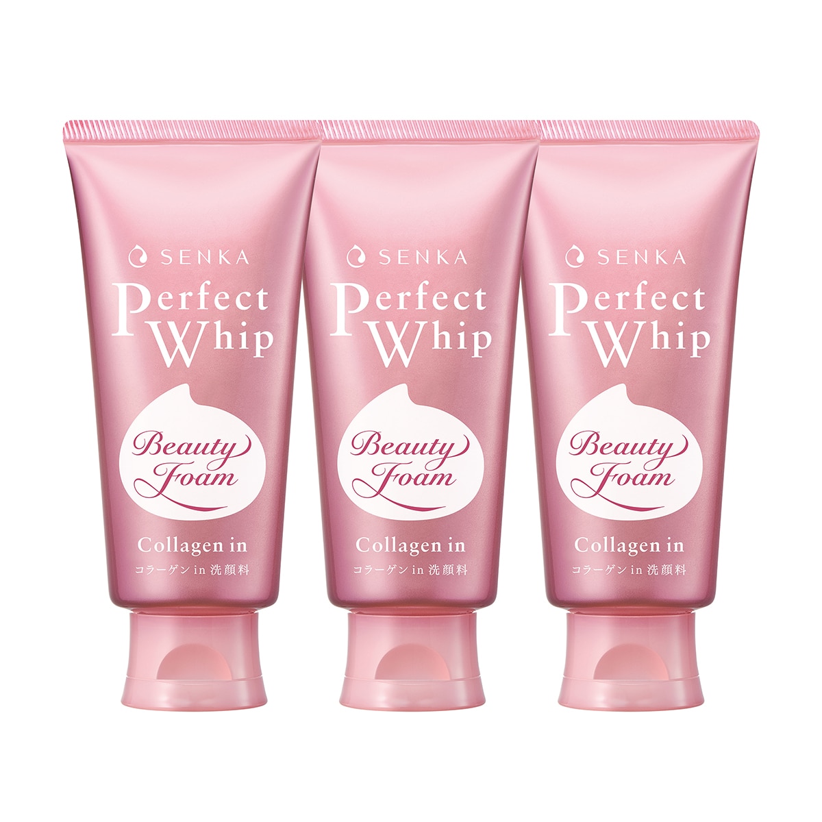 센카 퍼펙트 뷰티폼 클렌징폼 x 3 - 콜라겐 인 클렌징 폼 120g x 3